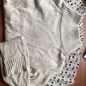 Anthropologie M polka dot sweater